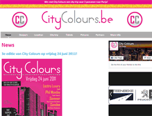 Tablet Screenshot of citycolours.be